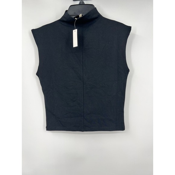 Madewell FunnelNeck Cropped Muscle Tee Size L - Picture 4 of 5